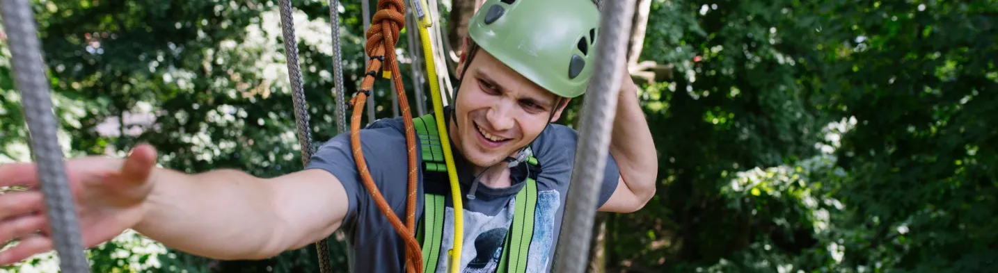 Cascader Park Ropes Course in Kobylnica