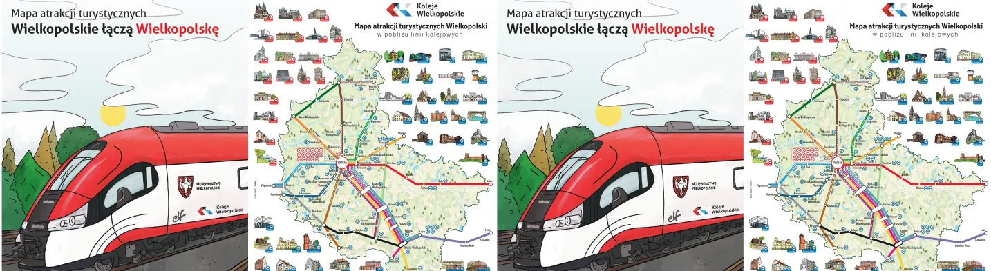 Mapa Wielkopolskie Łączą Wielkopolskę