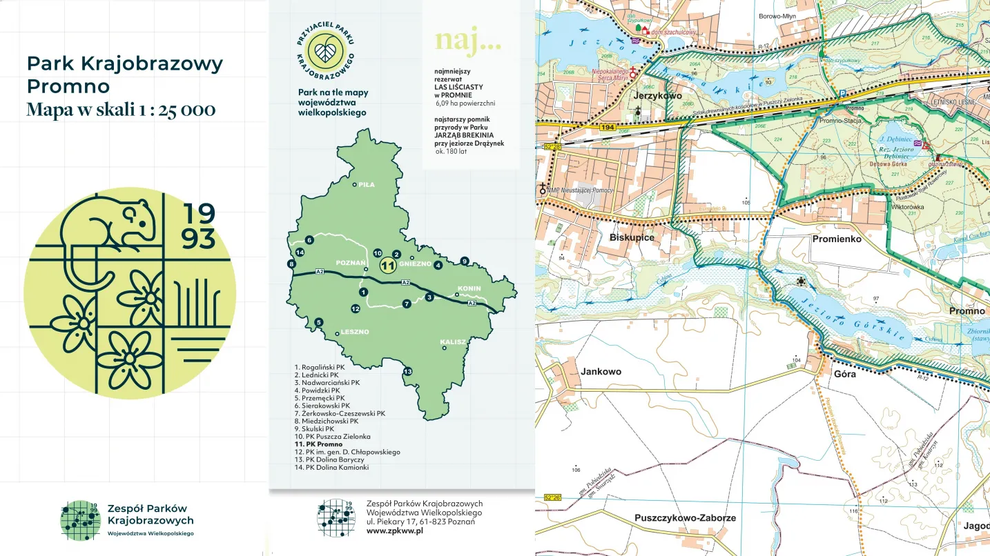 Główny obrazekMapa Park Krajobrazowy Promno