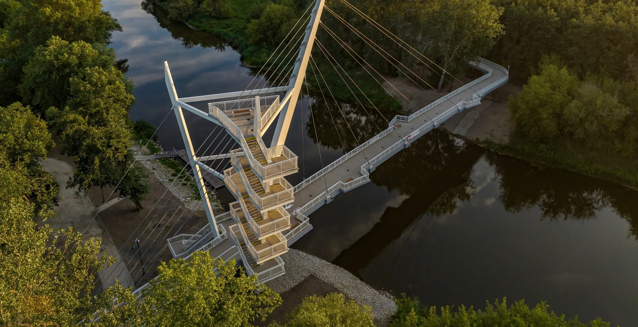 Galeria Footbridge with an observation tower in Owińska, zdjędcie #2