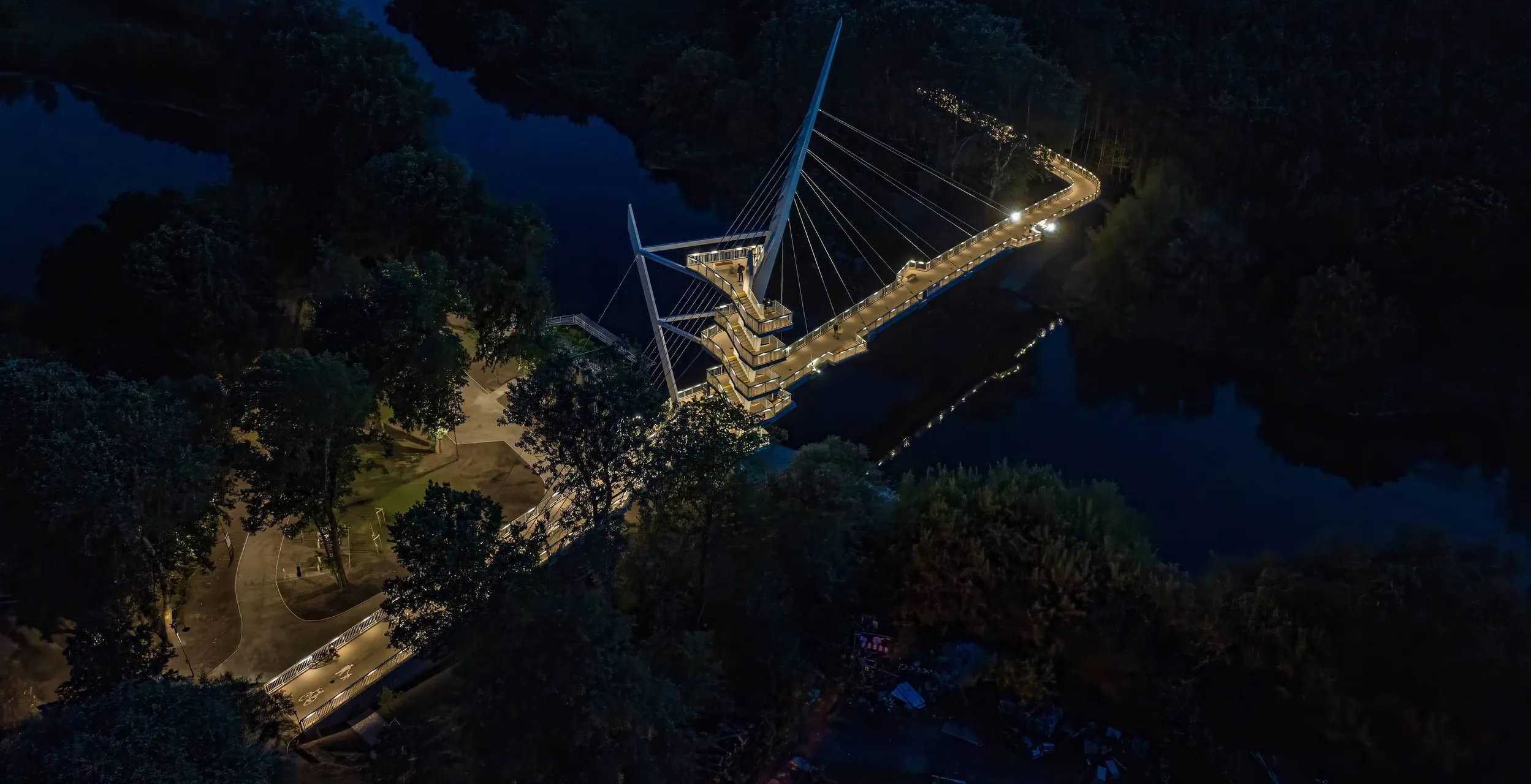 Galeria Footbridge with an observation tower in Owińska, zdjędcie #7